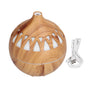 180ml Hollow Humidifier USB Powered Wood Grain Aroma Air Humidifier Night Light Humidifier V1294-YM0523-3113210240111