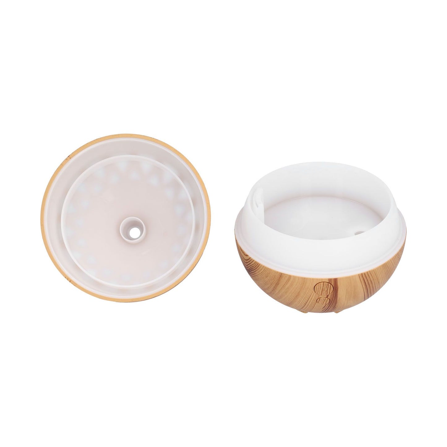180ml Hollow Humidifier USB Powered Wood Grain Aroma Air Humidifier Night Light Humidifier V1294-YM0523-3113210240111