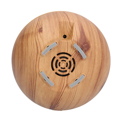 180ml Hollow Humidifier USB Powered Wood Grain Aroma Air Humidifier Night Light Humidifier V1294-YM0523-3113210240111