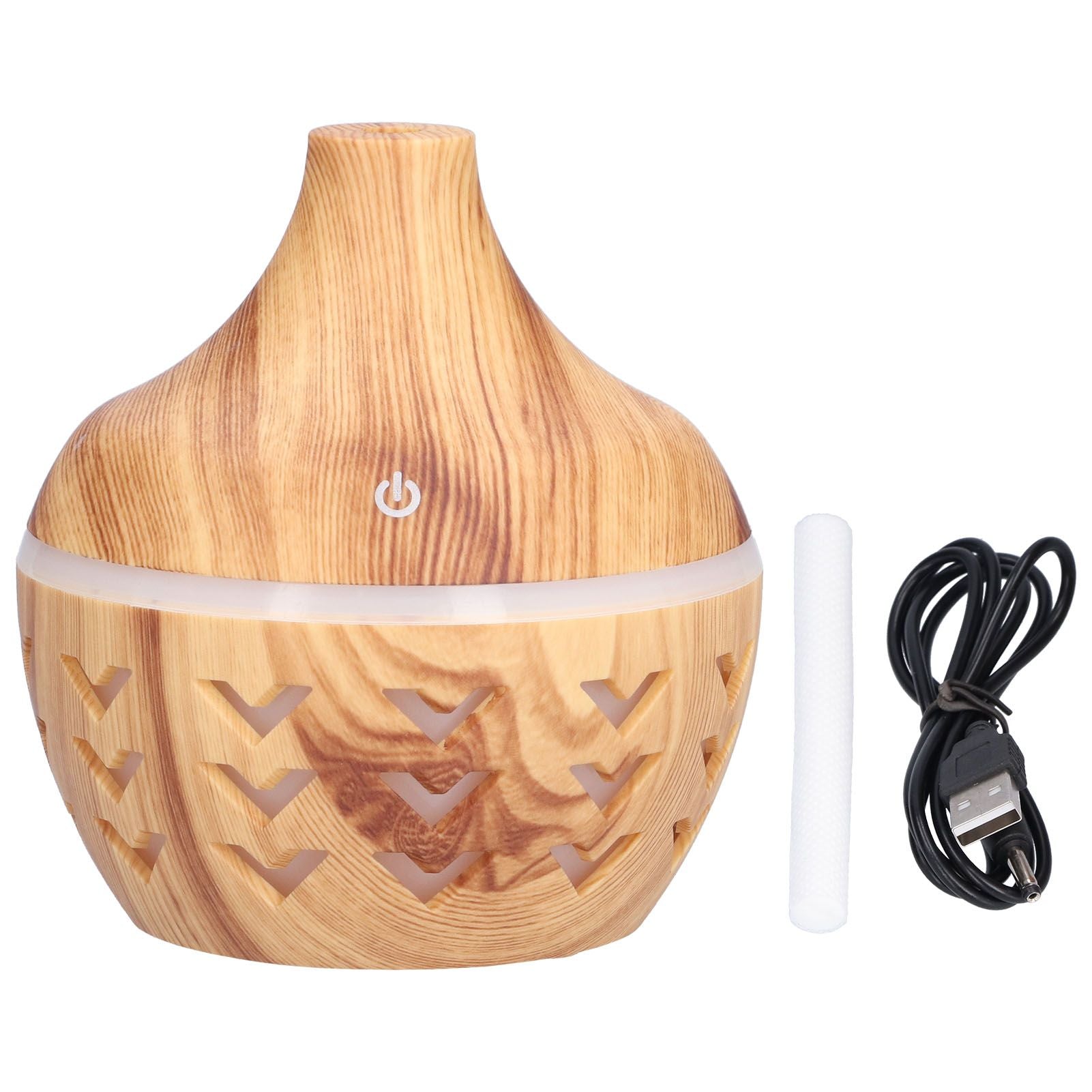 300ml Wood Grain Aroma Diffuser USB Air Purification Aromatherapy Humidifier for Home V1294-YM0523-3113210241111