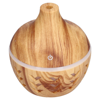 300ml Wood Grain Aroma Diffuser USB Air Purification Aromatherapy Humidifier for Home V1294-YM0523-3113210241111