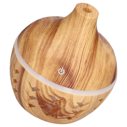 300ml Wood Grain Aroma Diffuser USB Air Purification Aromatherapy Humidifier for Home V1294-YM0523-3113210241111