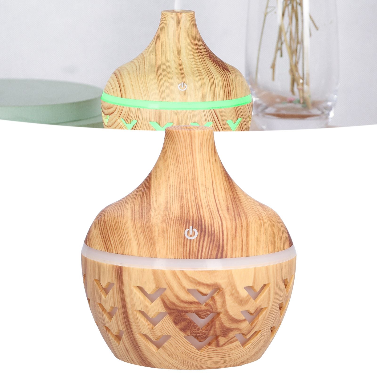 300ml Wood Grain Aroma Diffuser USB Air Purification Aromatherapy Humidifier for Home V1294-YM0523-3113210241111