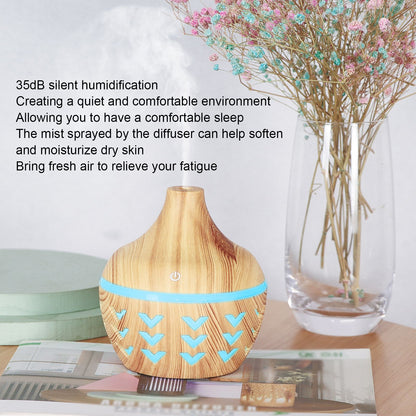 300ml Wood Grain Aroma Diffuser USB Air Purification Aromatherapy Humidifier for Home V1294-YM0523-3113210241111