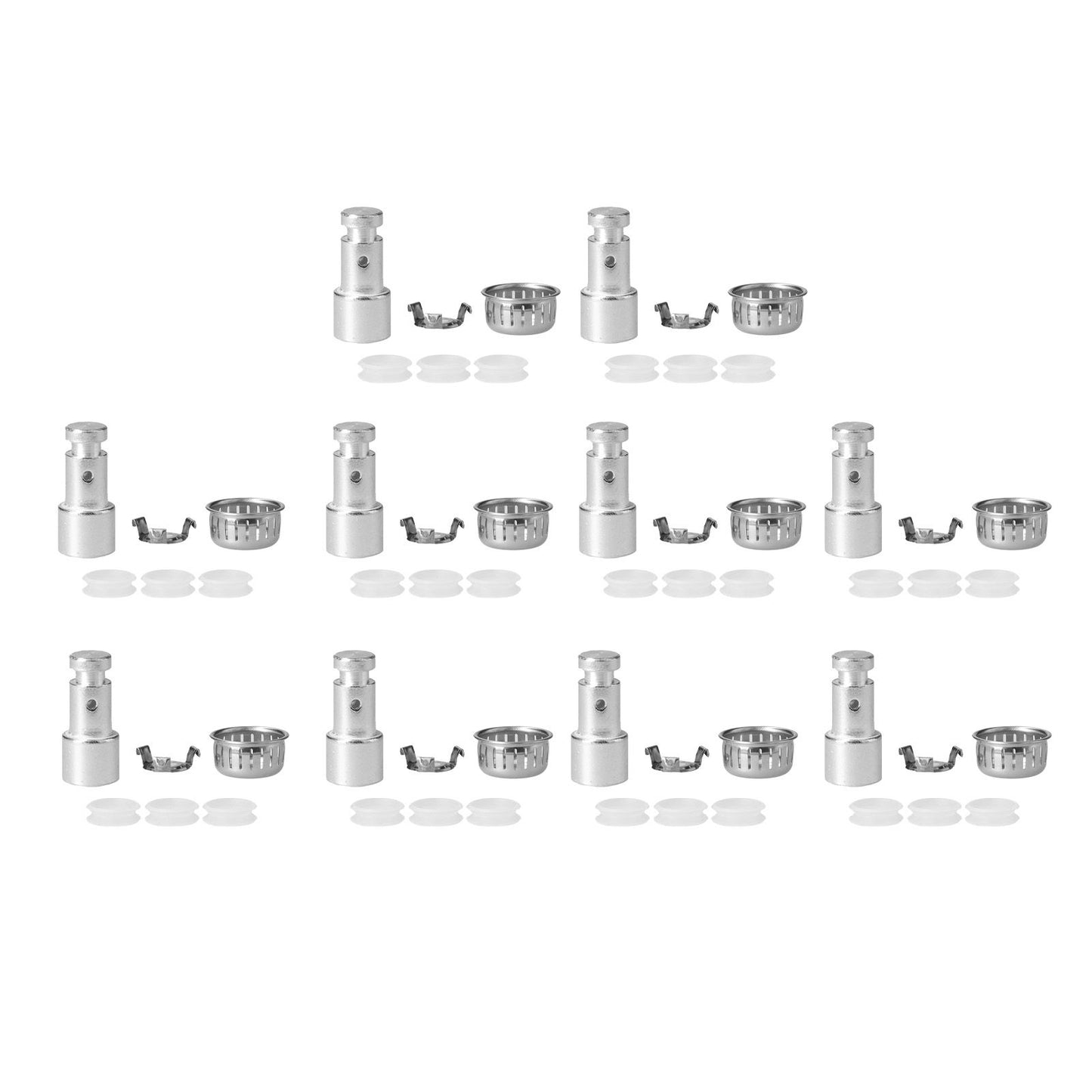 10Set Pressure Cooker Accessories Cover Anti Blocking Cover Bracket Float Valve Gasket Replacement V1294-YM0523-3113210244511