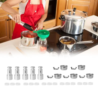 10Set Pressure Cooker Accessories Cover Anti Blocking Cover Bracket Float Valve Gasket Replacement V1294-YM0523-3113210244511
