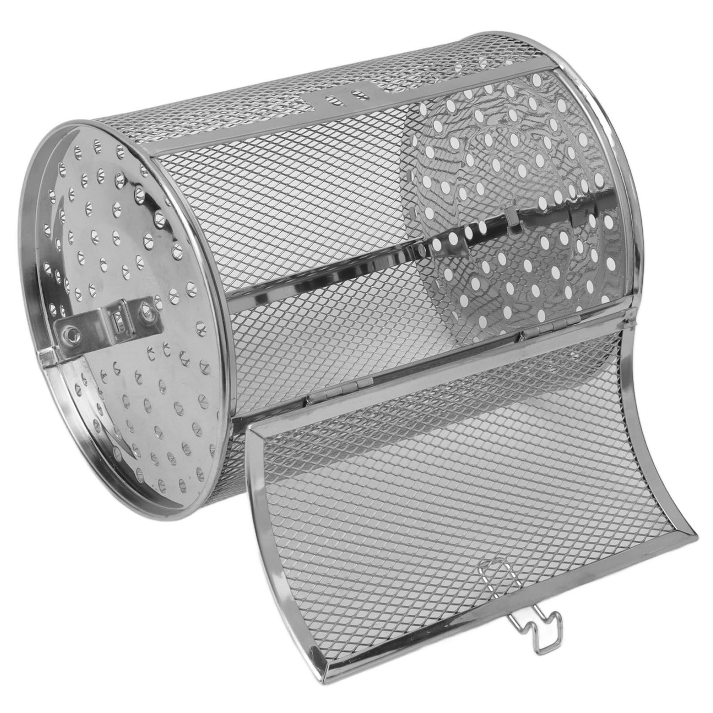 Oven Cage 360 Degree Rotatable Stainless Steel Oven Rack Roast Basket for Baking Nuts BBQ Roaster Tool V1294-YM0523-3113210245711