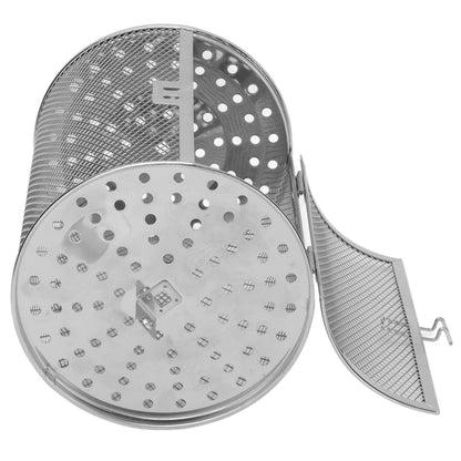Oven Cage 360 Degree Rotatable Stainless Steel Oven Rack Roast Basket for Baking Nuts BBQ Roaster Tool V1294-YM0523-3113210245711