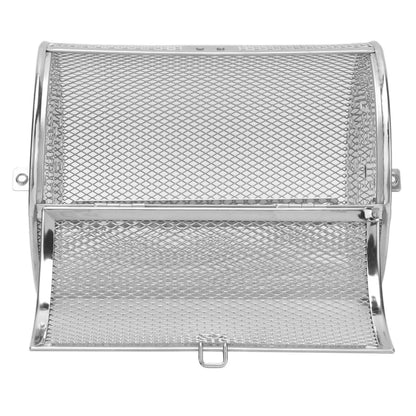 Oven Cage 360 Degree Rotatable Stainless Steel Oven Rack Roast Basket for Baking Nuts BBQ Roaster Tool V1294-YM0523-3113210245711