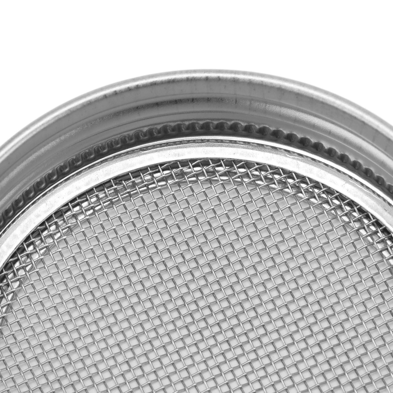2Pcs Seed Sprouting Jar Filter Lids Stainless Steel Germination Accessory for Regular Mouth Jars70mm / 2.8in V1294-YM0523-3113210245911