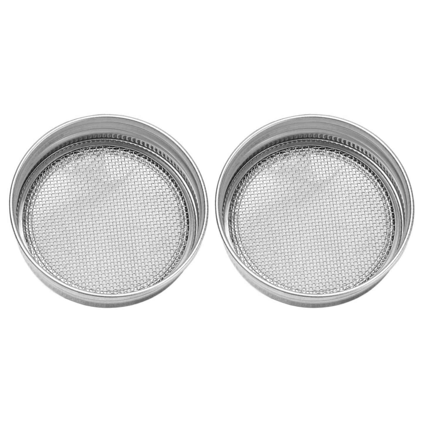2Pcs Seed Sprouting Jar Filter Lids Stainless Steel Germination Accessory for Regular Mouth Jars86mm / 3.4in V1294-YM0523-3113210245912
