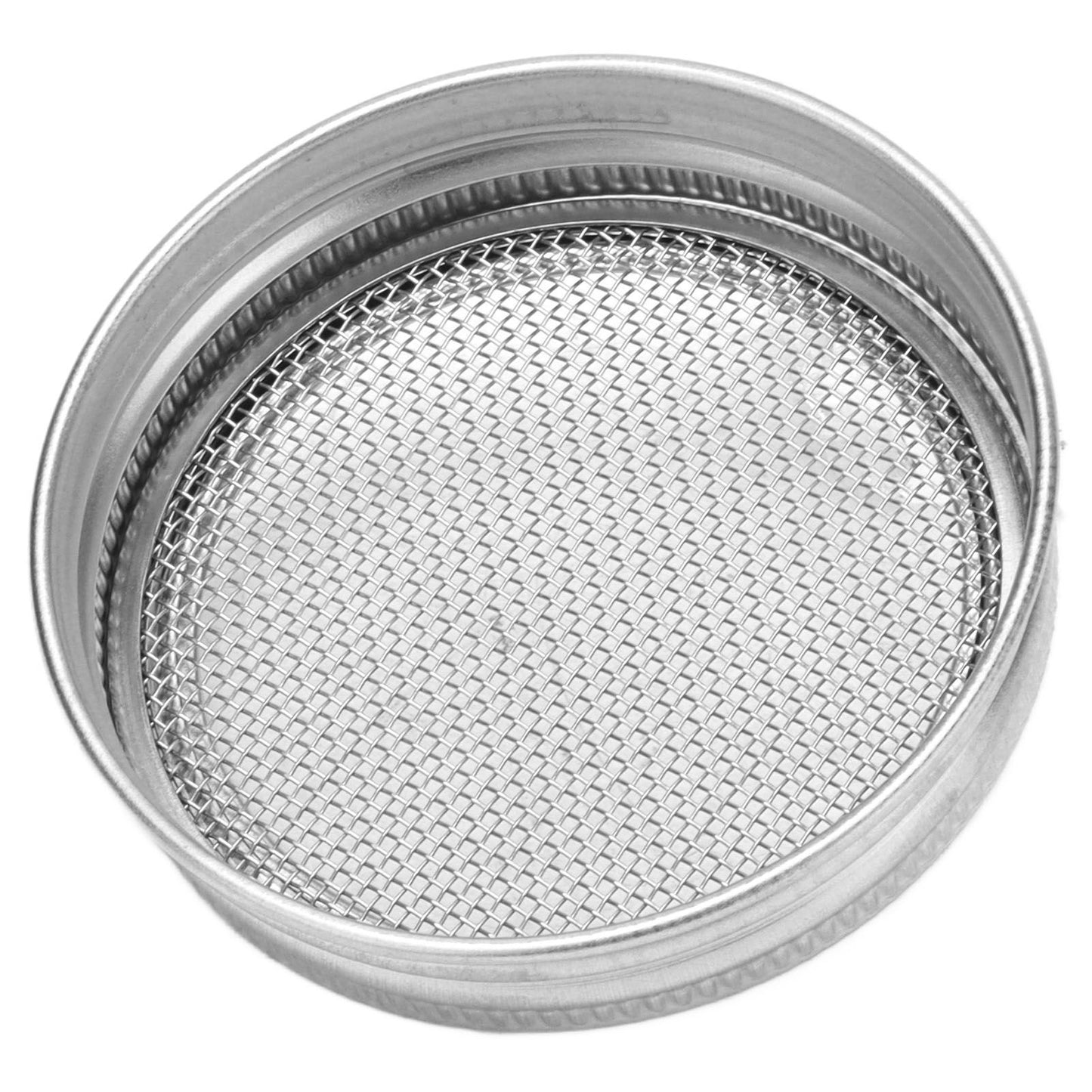2Pcs Seed Sprouting Jar Filter Lids Stainless Steel Germination Accessory for Regular Mouth Jars86mm / 3.4in V1294-YM0523-3113210245912