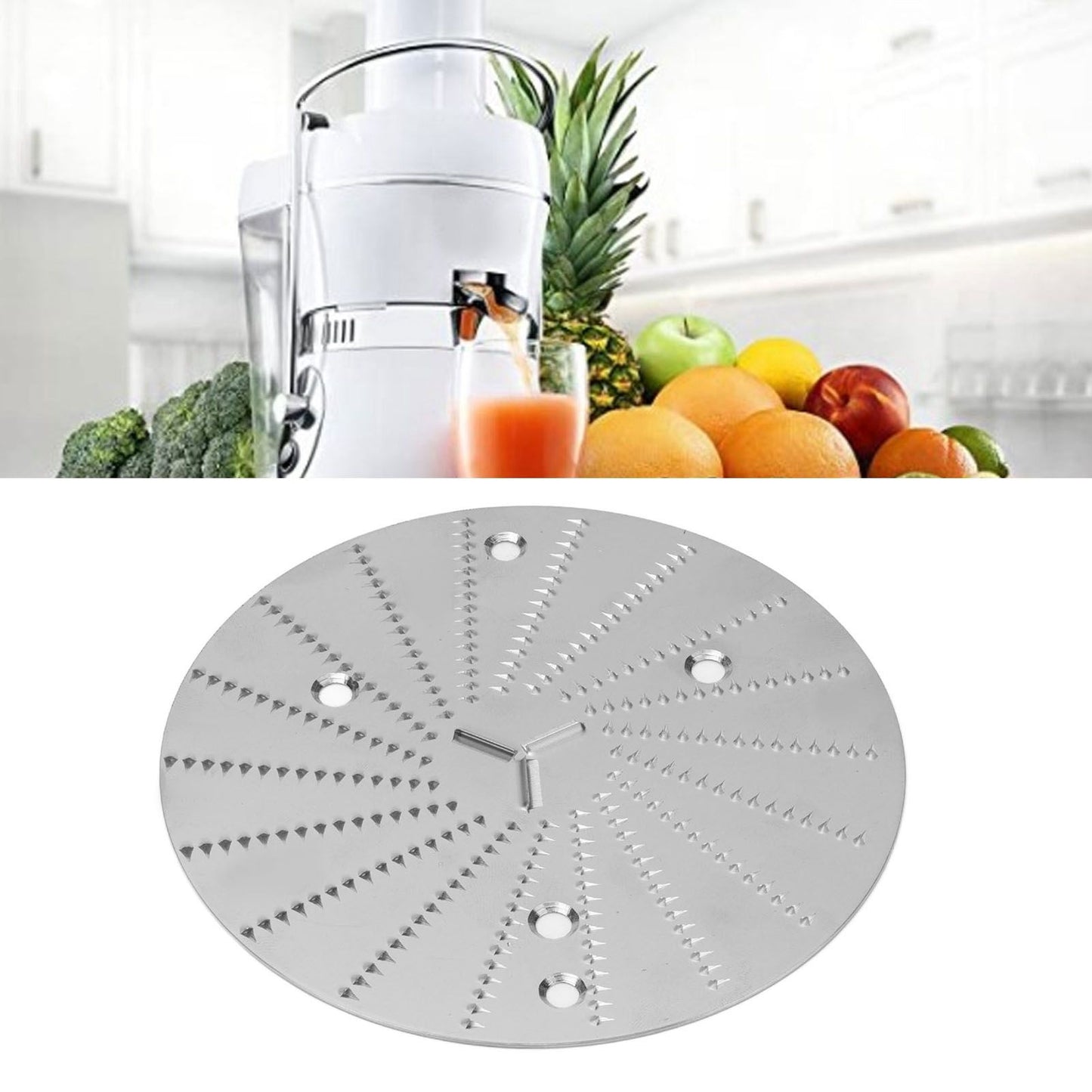 Juicer Shredder Blade Replacement Stainless Steel Stable for Jack Lalanne Power Juicer V1294-YM0523-3113210246711