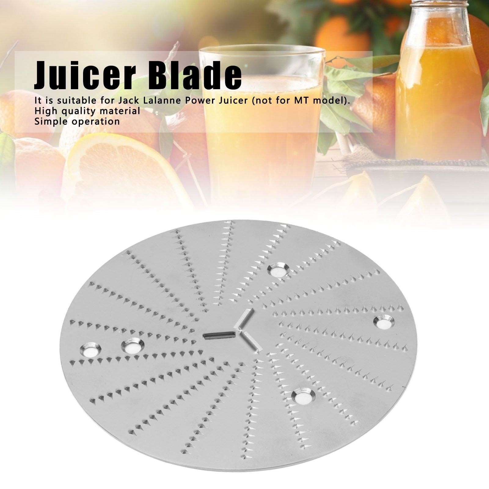 Juicer Shredder Blade Replacement Stainless Steel Stable for Jack Lalanne Power Juicer V1294-YM0523-3113210246711