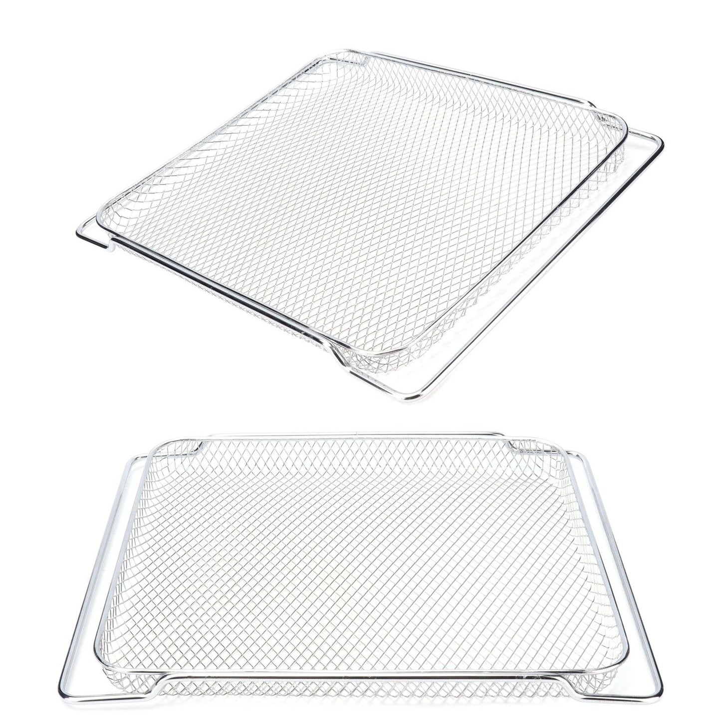 Oven Rack Safe Stainless Steel Multi Functional Grilled Net for Baking Cooling 36x30cm V1294-YM0523-3113210247511