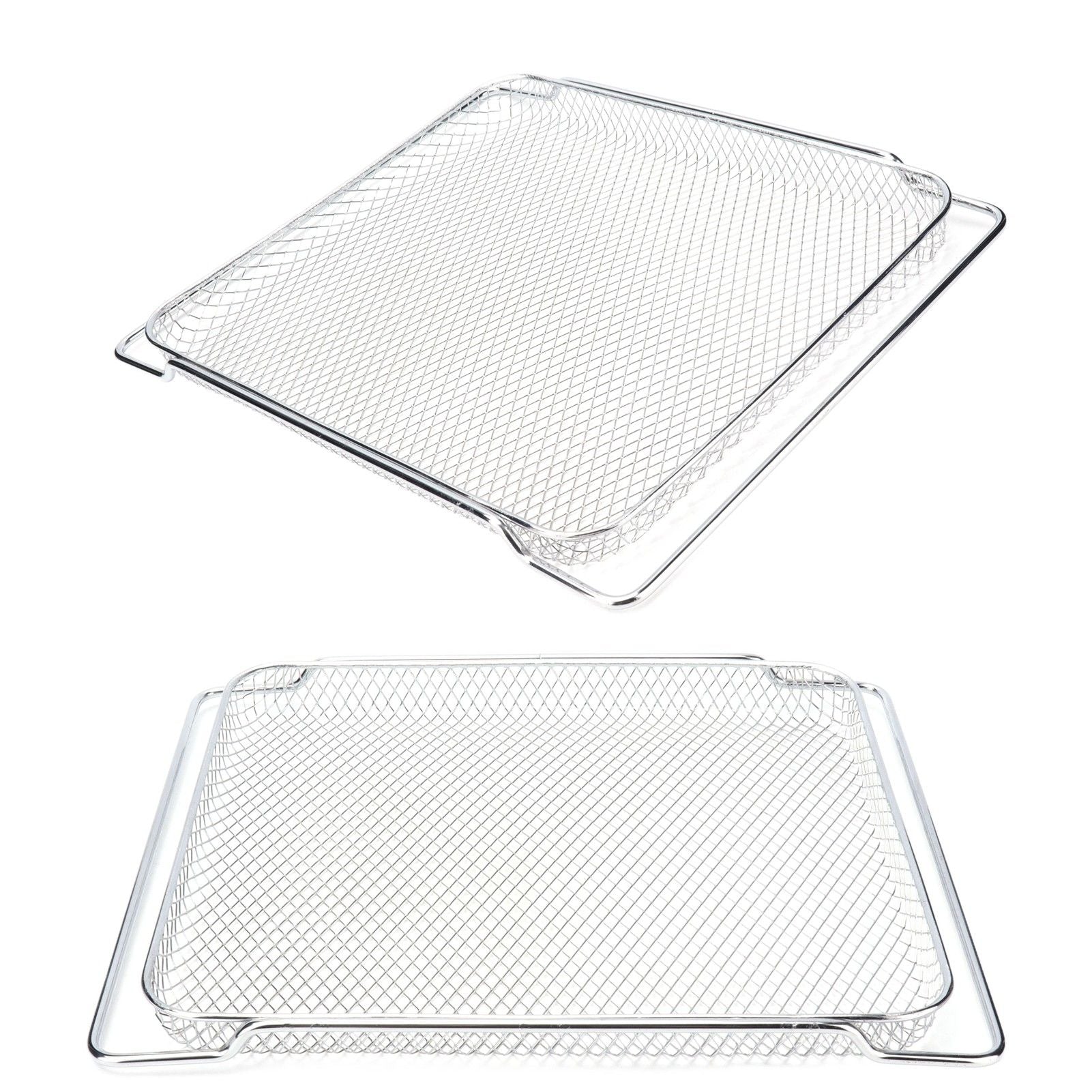 Oven Rack Safe Stainless Steel Multi Functional Grilled Net for Baking Cooling 36x30cm V1294-YM0523-3113210247511
