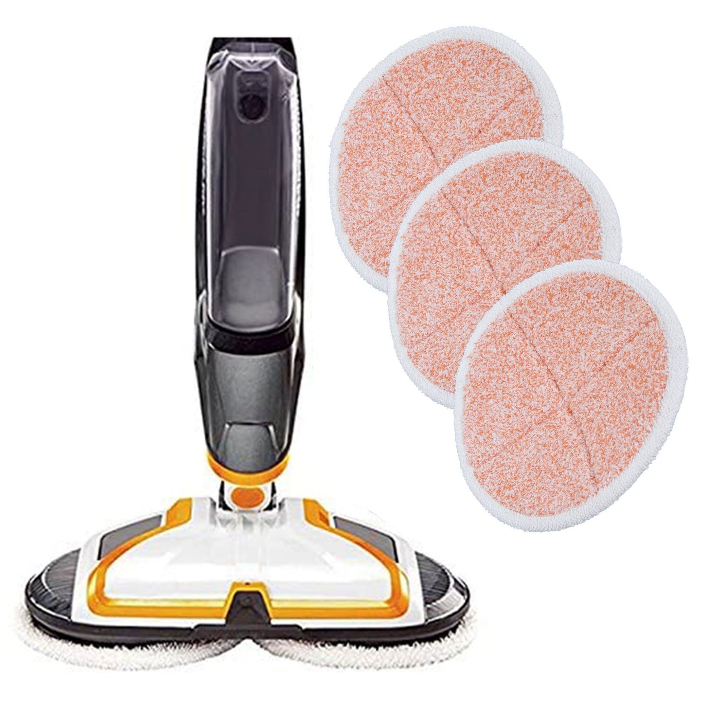 3PCS Mop Cloth Reusable Microfiber Mop Pad Mop Head Accessories for Bissell 2124/2039/2037/2039AOrange V1294-YM0523-3113210251313