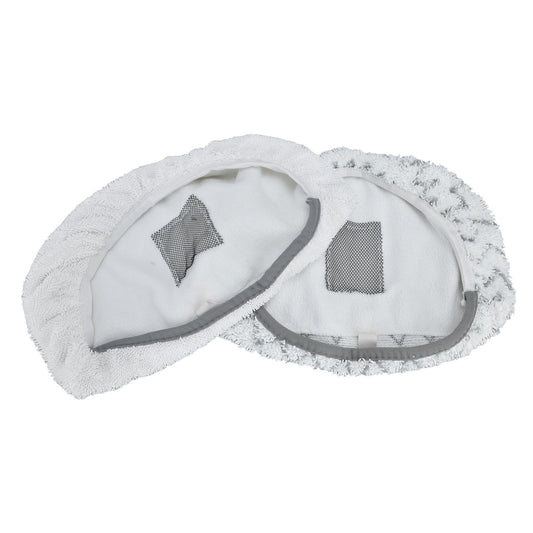 2Pcs Microfiber Mop Cloth Detachable Mop Replacement Pad Fit for Bissell 1940 Steam Mop V1294-YM0523-3113210251511