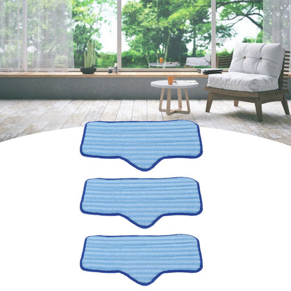 3PCS Microfiber Mop Pads Refill Replacement Mopping Cleaning Cloth Accessory Fit for Dupray Mops V1294-YM0523-3113210252111