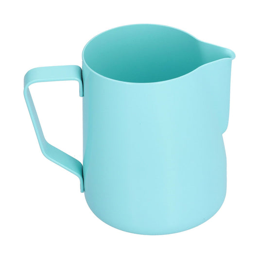 600ml Pointed Mouth Milk Frothing Pitcher Stainless Steel Thickened Milk Frother Cup for HomeBlue V1294-YM0523-3113210252312
