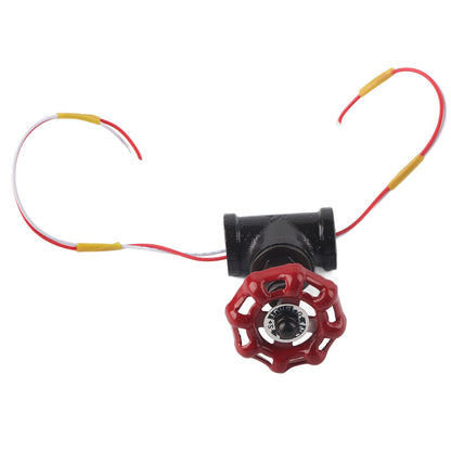 G1/2 Steampunk Style Tee Valve Light Switch with Wires for Industrial Robot Table Lamp Fixture 12V 120V V1294-YM0523-3113210252511