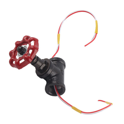 G1/2 Steampunk Style Tee Valve Light Switch with Wires for Industrial Robot Table Lamp Fixture 12V 120V V1294-YM0523-3113210252511