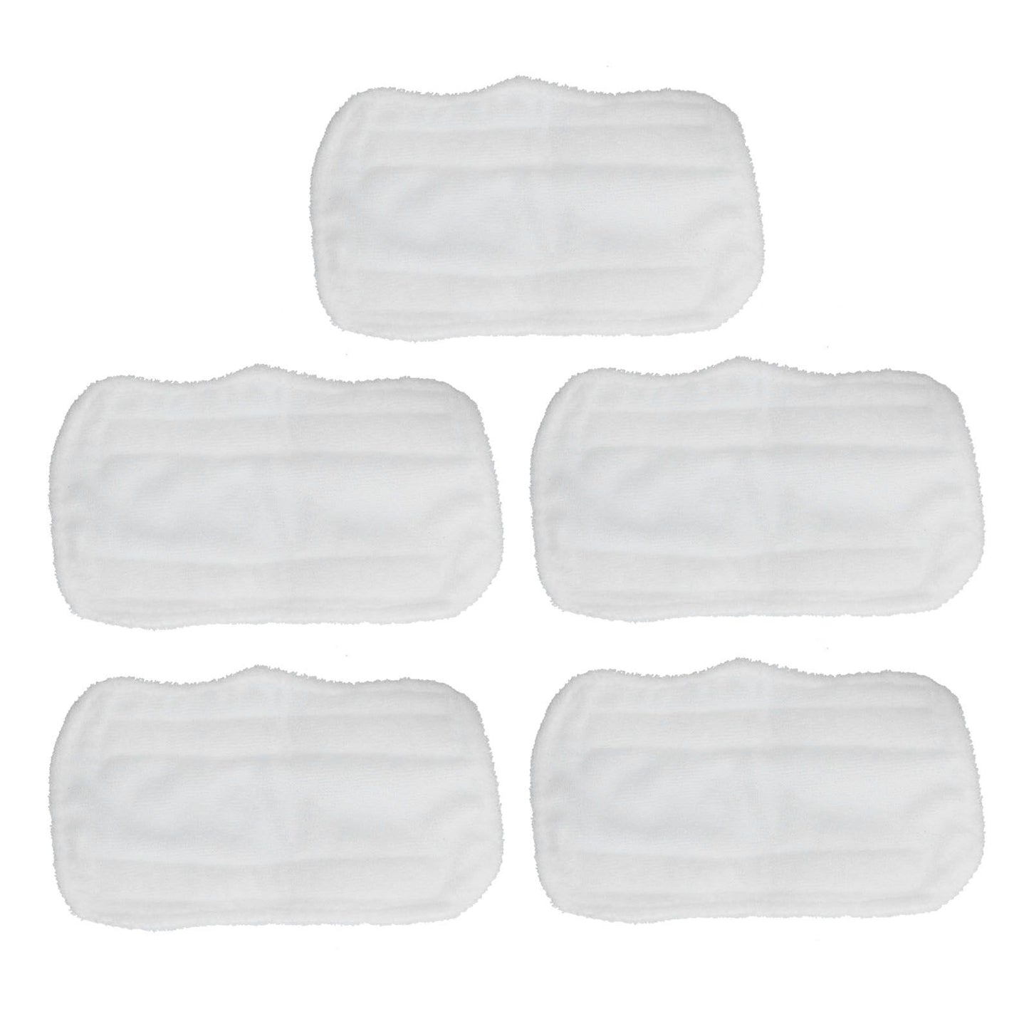 5PCS Cleaning Mop Cloth White Microfiber Mop Pad Mop Head Accessories for Shark XT3010 S3111 S1001 S3101 V1294-YM0523-3113210253611