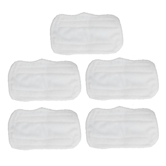 5PCS Cleaning Mop Cloth White Microfiber Mop Pad Mop Head Accessories for Shark XT3010 S3111 S1001 S3101 V1294-YM0523-3113210253611