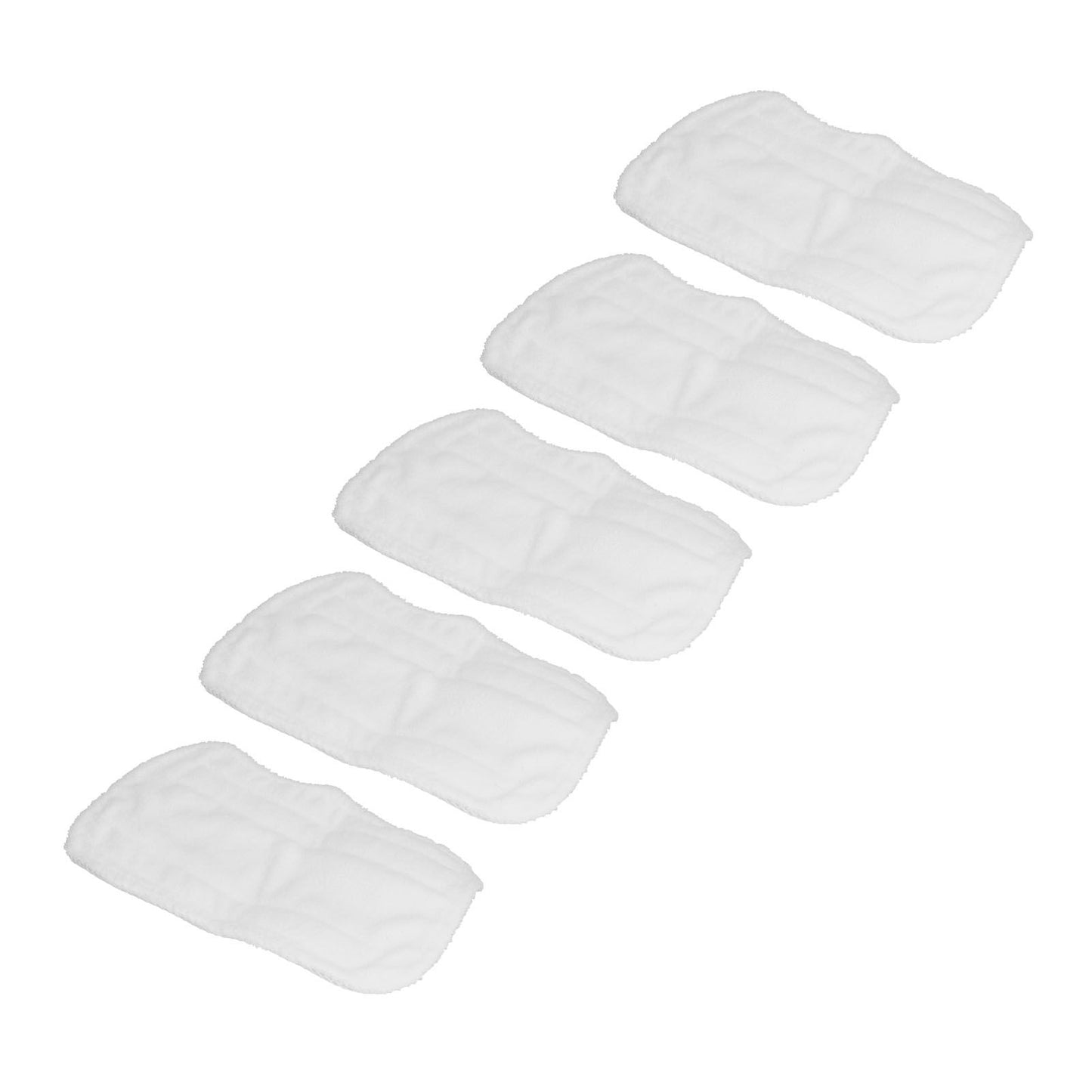 5PCS Cleaning Mop Cloth White Microfiber Mop Pad Mop Head Accessories for Shark XT3010 S3111 S1001 S3101 V1294-YM0523-3113210253611