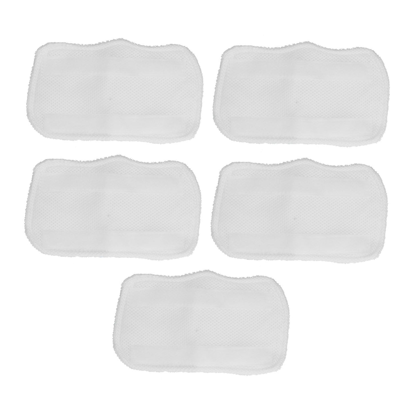 5PCS Cleaning Mop Cloth White Microfiber Mop Pad Mop Head Accessories for Shark XT3010 S3111 S1001 S3101 V1294-YM0523-3113210253611