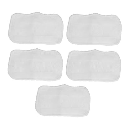 5PCS Cleaning Mop Cloth White Microfiber Mop Pad Mop Head Accessories for Shark XT3010 S3111 S1001 S3101 V1294-YM0523-3113210253611