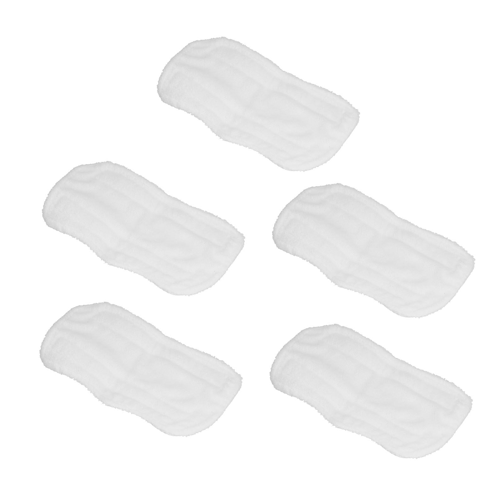 5PCS Cleaning Mop Cloth White Microfiber Mop Pad Mop Head Accessories for Shark XT3010 S3111 S1001 S3101 V1294-YM0523-3113210253611