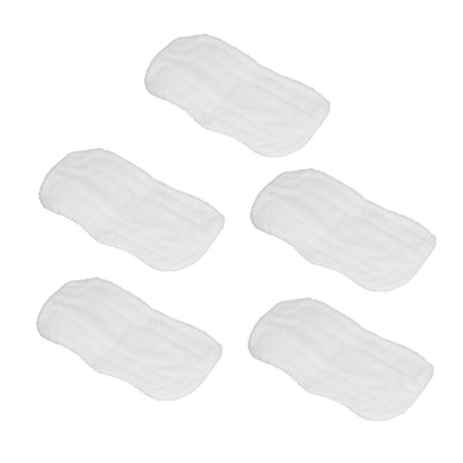 5PCS Cleaning Mop Cloth White Microfiber Mop Pad Mop Head Accessories for Shark XT3010 S3111 S1001 S3101 V1294-YM0523-3113210253611