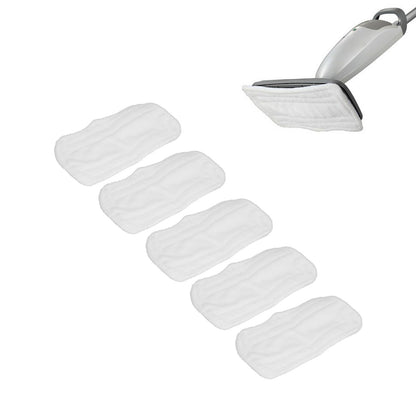 5PCS Cleaning Mop Cloth White Microfiber Mop Pad Mop Head Accessories for Shark XT3010 S3111 S1001 S3101 V1294-YM0523-3113210253611