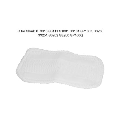 5PCS Cleaning Mop Cloth White Microfiber Mop Pad Mop Head Accessories for Shark XT3010 S3111 S1001 S3101 V1294-YM0523-3113210253611