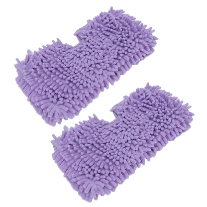 2PCS Mop Replacement Pads Soft Microfiber Mop Cloth Accessory Fit for Shark S3601 S3501 Purple V1294-YM0523-3113210254011