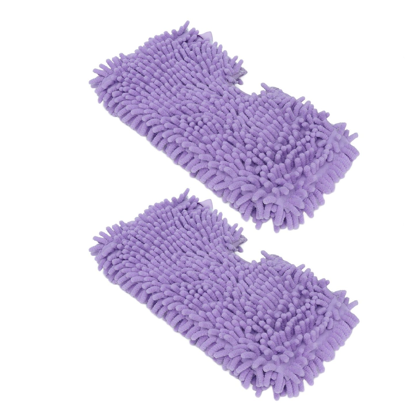 2PCS Mop Replacement Pads Soft Microfiber Mop Cloth Accessory Fit for Shark S3601 S3501 Purple V1294-YM0523-3113210254011
