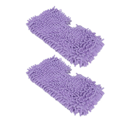 2PCS Mop Replacement Pads Soft Microfiber Mop Cloth Accessory Fit for Shark S3601 S3501 Purple V1294-YM0523-3113210254011