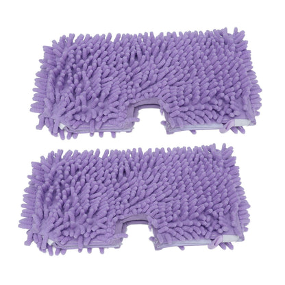 2PCS Mop Replacement Pads Soft Microfiber Mop Cloth Accessory Fit for Shark S3601 S3501 Purple V1294-YM0523-3113210254011