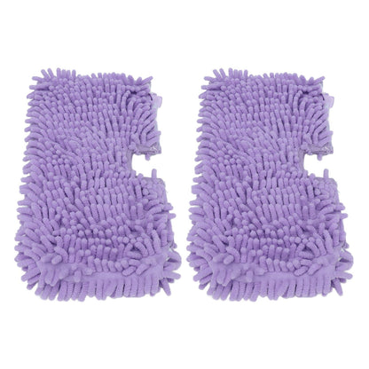 2PCS Mop Replacement Pads Soft Microfiber Mop Cloth Accessory Fit for Shark S3601 S3501 Purple V1294-YM0523-3113210254011