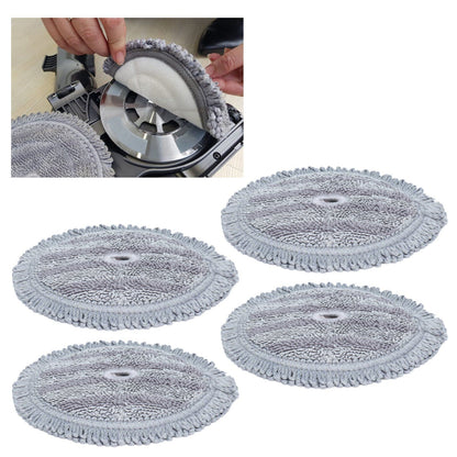 4PCS Fiber Mopping Pads High Strength Mop Cleaning Cloth Replacement Accessory Fit for LG Mops V1294-YM0523-3113210254511