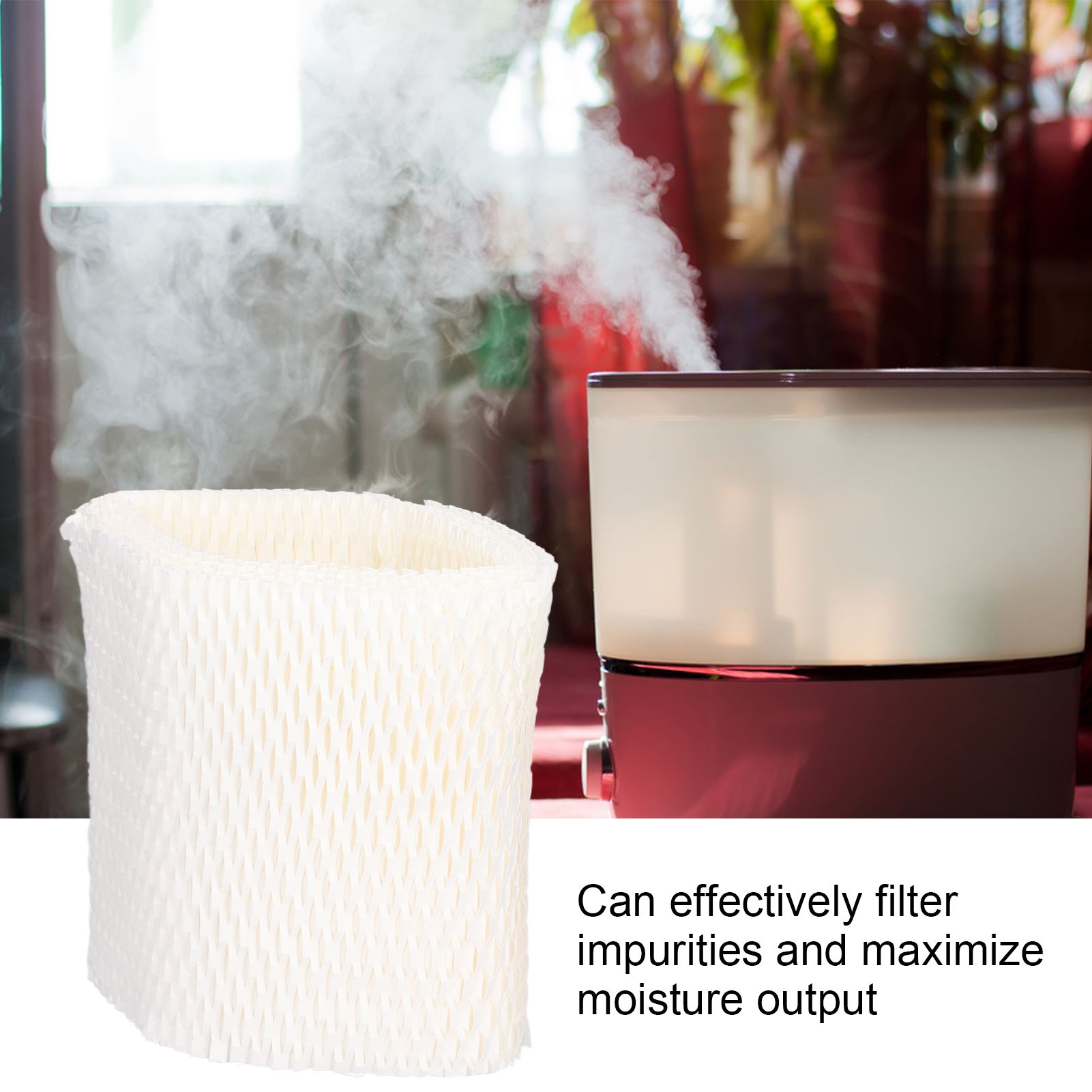2PCS Humidifier Filter Humidifier Paper Filter Screen Replacement for Honeywell HC-888N V1294-YM0523-3113210255311