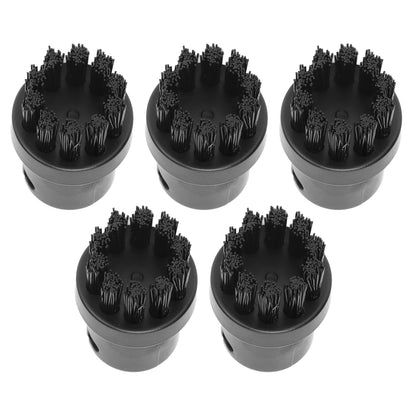 5PCS Steam Engine Brush Black Steamer Cleaning Brush Replacement Brush for Karcher SC1 SC2 SC3 SC4 SC5 V1294-YM0523-3113210257211