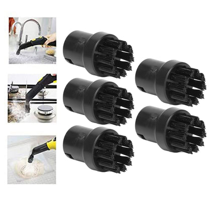 5PCS Steam Engine Brush Black Steamer Cleaning Brush Replacement Brush for Karcher SC1 SC2 SC3 SC4 SC5 V1294-YM0523-3113210257211