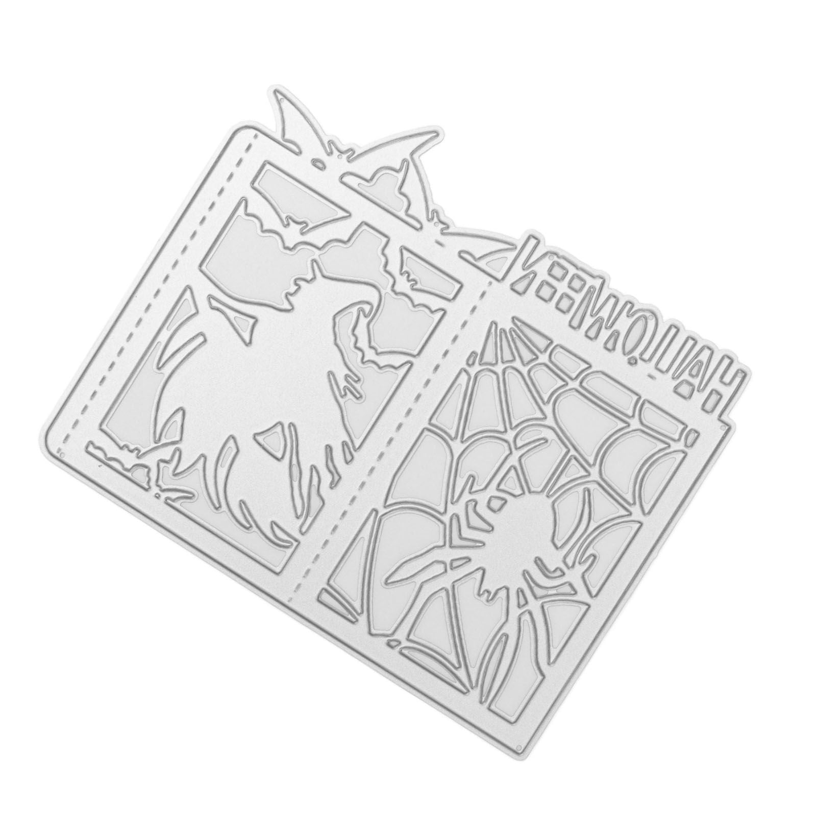 DIY Embossing Cutting Die Halloween Witch Lantern Pattern Cutting Mold for Scrapbook Paper Crafts Invitation V1294-YM0523-3113210258711