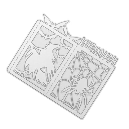 DIY Embossing Cutting Die Halloween Witch Lantern Pattern Cutting Mold for Scrapbook Paper Crafts Invitation V1294-YM0523-3113210258711