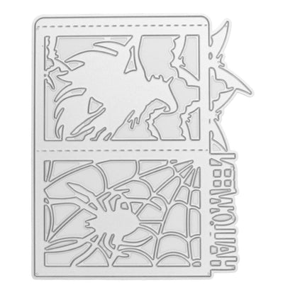 DIY Embossing Cutting Die Halloween Witch Lantern Pattern Cutting Mold for Scrapbook Paper Crafts Invitation V1294-YM0523-3113210258711