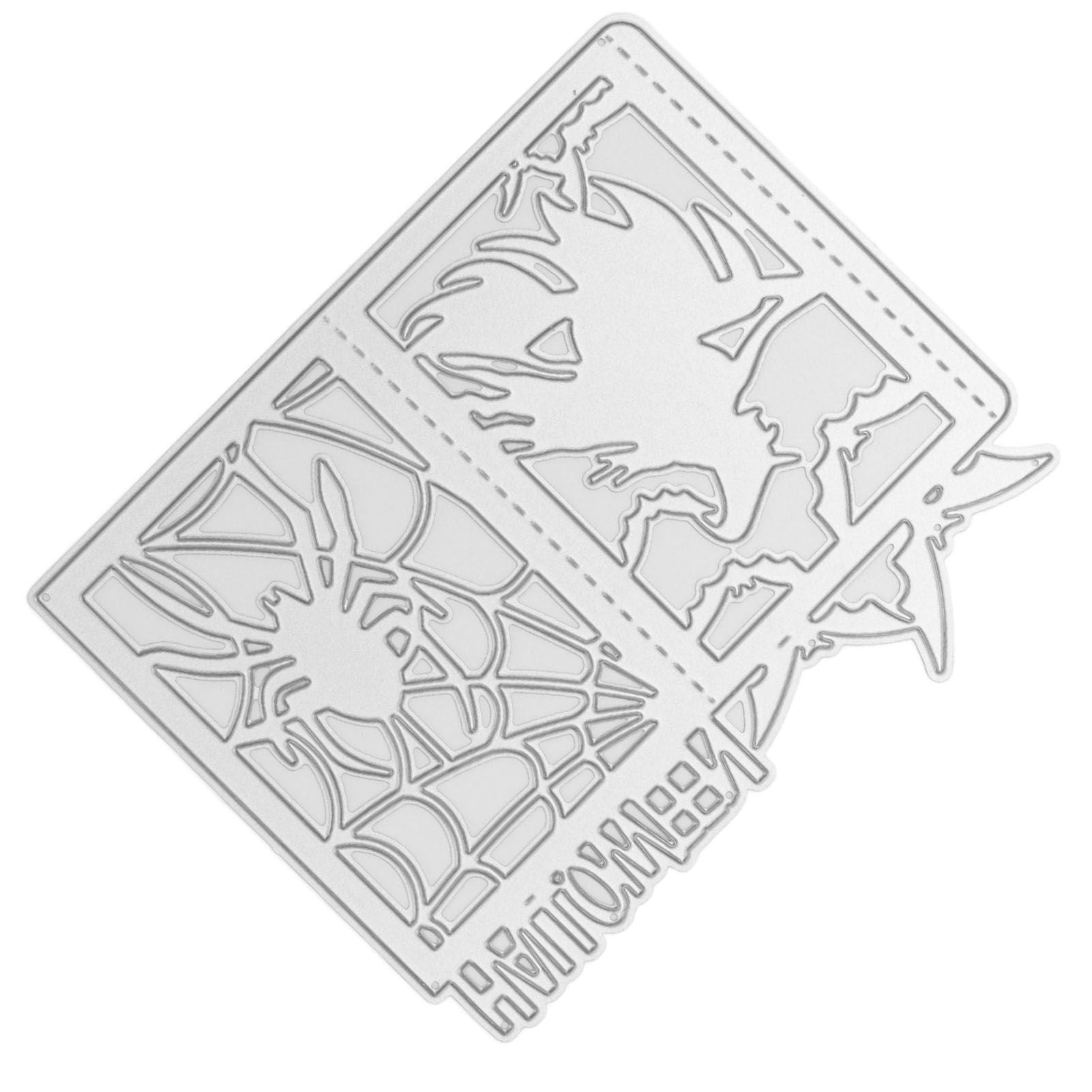 DIY Embossing Cutting Die Halloween Witch Lantern Pattern Cutting Mold for Scrapbook Paper Crafts Invitation V1294-YM0523-3113210258711