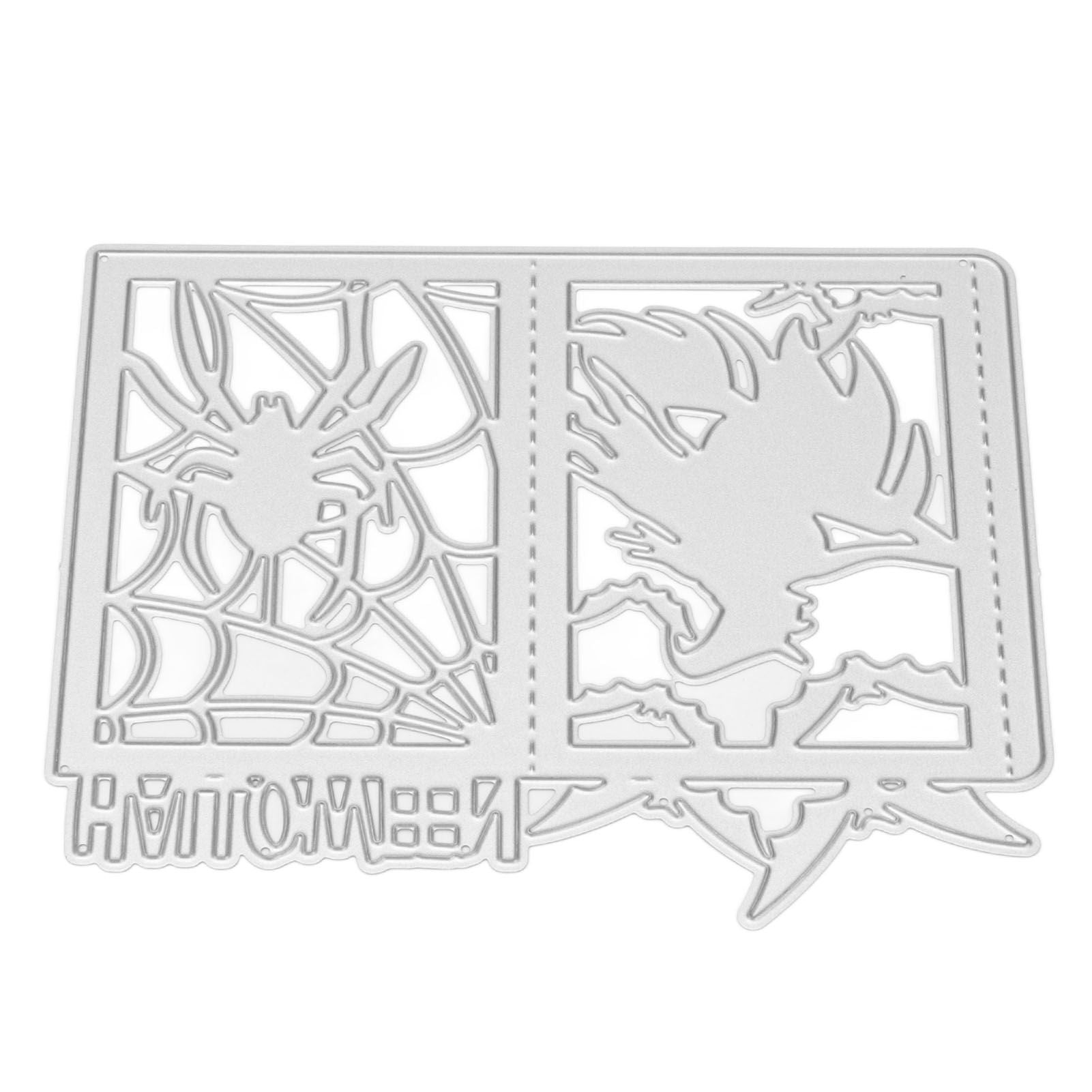 DIY Embossing Cutting Die Halloween Witch Lantern Pattern Cutting Mold for Scrapbook Paper Crafts Invitation V1294-YM0523-3113210258711