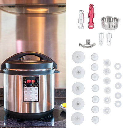 Electric Pressure Cooker Accessory Set Universal Float Valve Gasket Anti Blocking Bracket Replacement V1294-YM0523-3113210259611